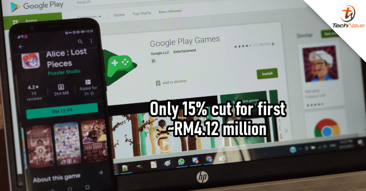 Google lowers Play Store fees from 30% to 15% for first ~RM4.12 million earned