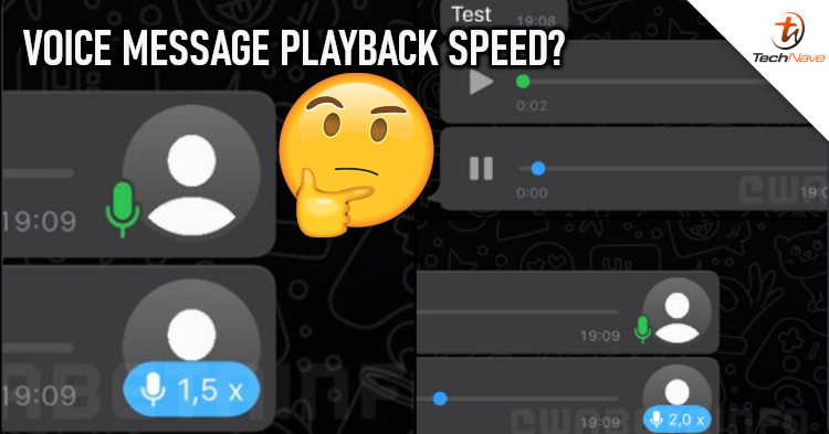 WhatsApp will allow users to change the voice message playback speed in the future