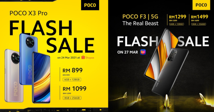 POCO X3 Pro and F3 Malaysia release: up to SD870 chipset, up to 5160mAh battery and 120Hz display from RM999