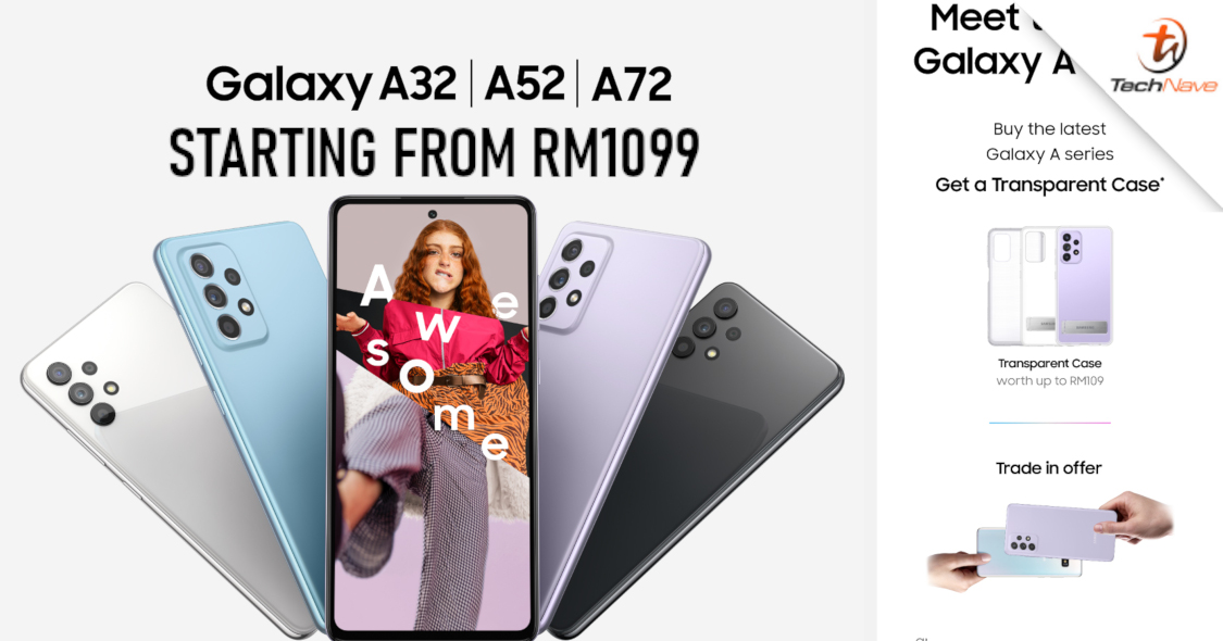 Samsung Galaxy A32 5G, Galaxy A52 and Galaxy A72 Malaysia release: 90Hz display and up to 64MP camera from RM1099