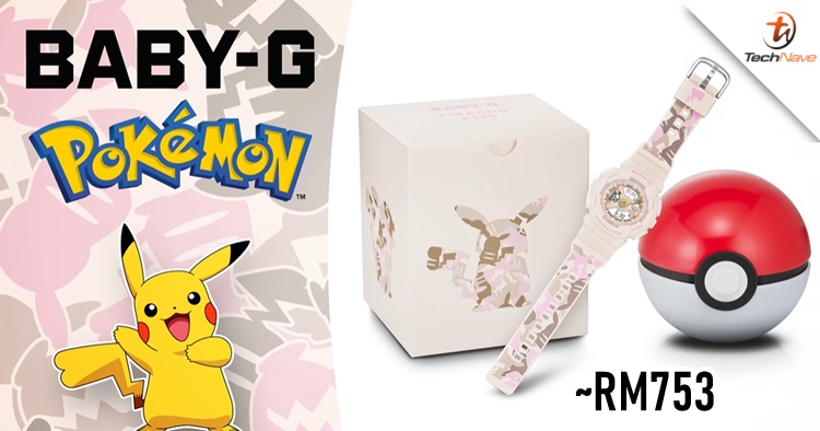There's a new CASIO BABY-G Pokemon watch that costs ~RM753