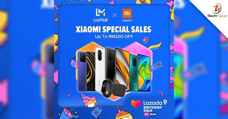 Xiaomi Malaysia hosting a sales party on Lazada's 9th birthday with up to RM200 off selected gadgets