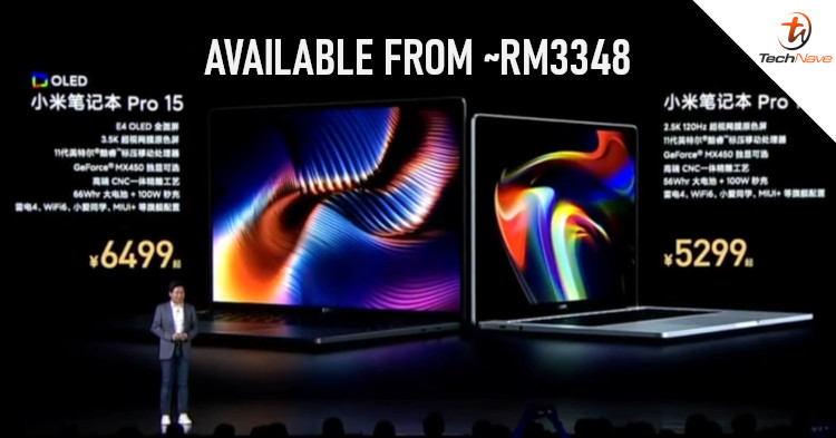 Xiaomi Mi Notebook Pro 14/15 release: 120Hz display, GeForce MX450 3.5k OLED display from ~RM3348