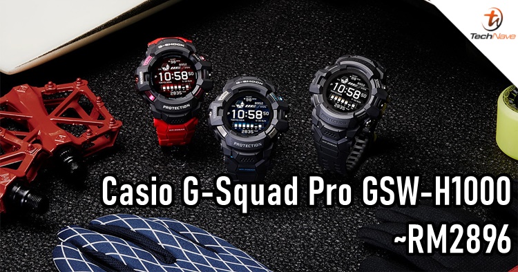 Casio G-Squad Pro GSW-H1000 release: the company's first-ever WearOS smartwatch priced at ~RM2896