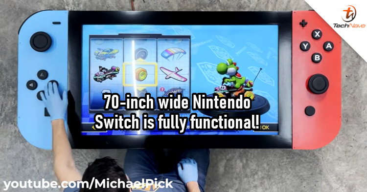 YouTuber builds world's largest functional Nintendo Switch
