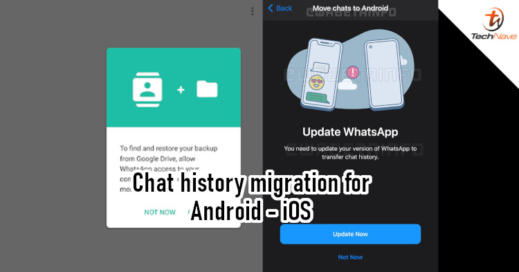 You can soon transfer your WhatsApp chat history between Android and iOS