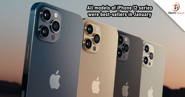 Six models of iPhones are found on the top 10 globally best-selling smartphone list for January