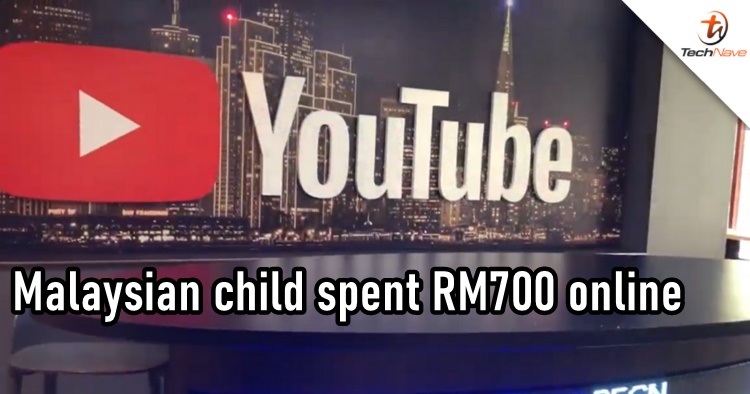 A four years old Malaysian child spent RM700 worth of toys because of YouTube ads online