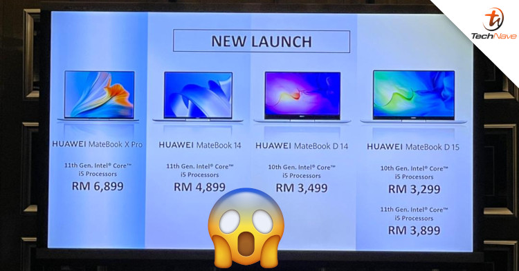 Huawei MateBook 2021 series Malaysia pre-order: 11th Gen Intel Core processors & WiFi 6, starting price from RM3299