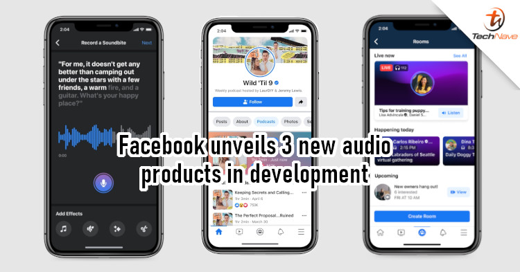 Facebook adds Soundbites, Podcast, and Live Audio to its platform
