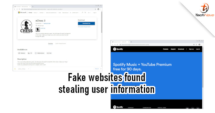 Fake Microsoft and Spotify websites are spreading the Ficker malware