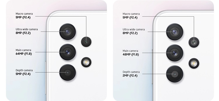 Samsung Galaxy A32 4G vs Samsung Galaxy A32 5G 