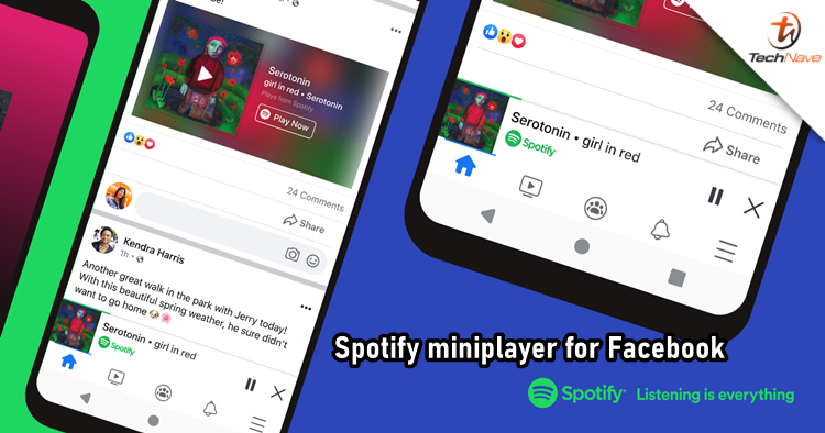 Spotify launches a miniplayer that lets you play songs directly in Facebook