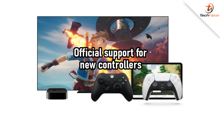 iOS 14.5 and tvOS 14.5 now supports next-gen console controllers