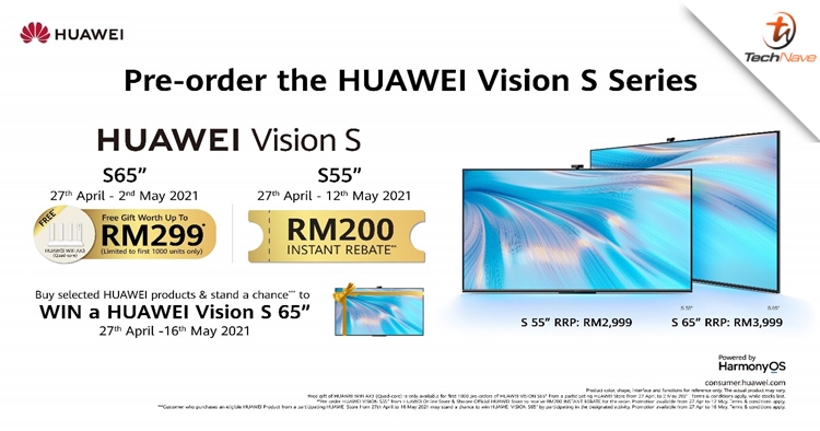 HUAWEI Vision S Malaysia release: 4K UHD display and 10W Quad speakers, starts at RM2,999