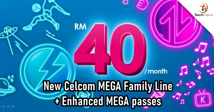 Celcom launches new MEGA Family Line as well as enhanced MEGA Unlimited & Lightning passes