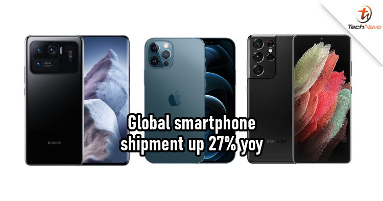 Global shipment of smartphones grew by 27% despite chip shortage