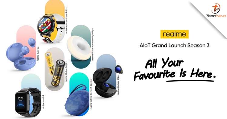 realme AIoT Malaysia release: new wireless earbuds, smartwatches, batteries and more, special launching price from RM39