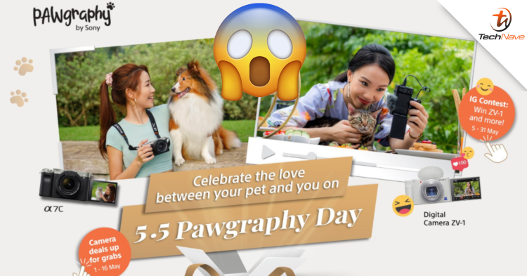 Stand a chance to win a Sony ZV-1 digital camera and more with Sony's "5.5 Pawgraphy Day"