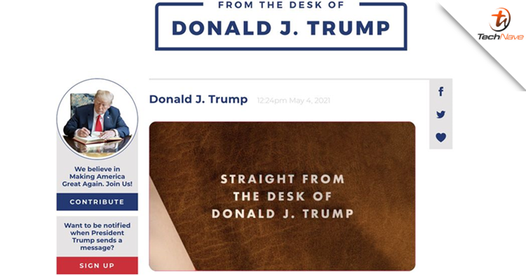 Here's a sneak peek of Donald Trump's new social media platform