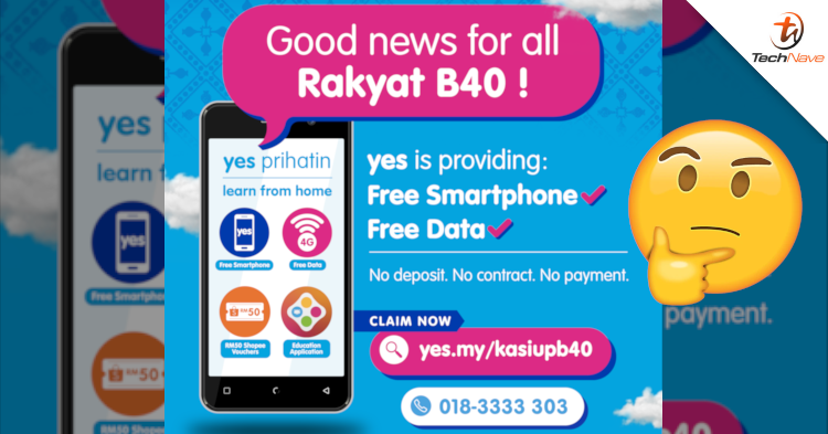Get a free smartphone, free mobile data and more with the YES PRIHATIN Plans for B40 citizens!