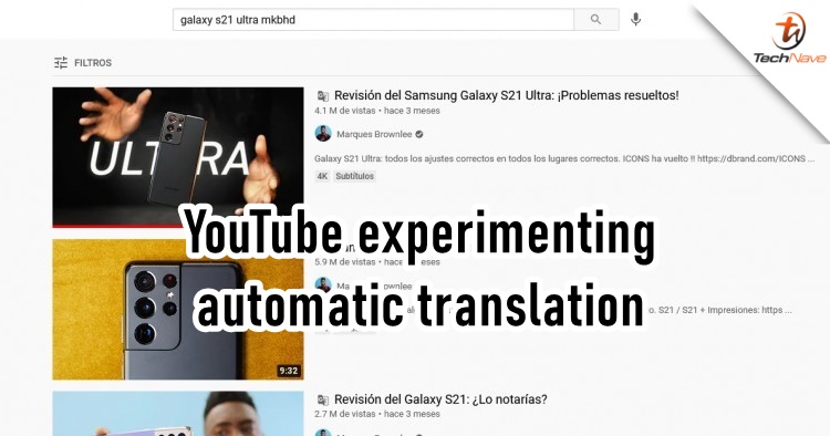 YouTube is now testing out an automatic translation for native speakers