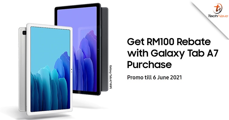 The Samsung Galaxy Tab A7 WiFi is now on an RM100 rebate promo