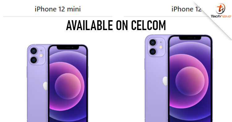 iPhone 12 and 12 Mini Purple colour now available on Celcom