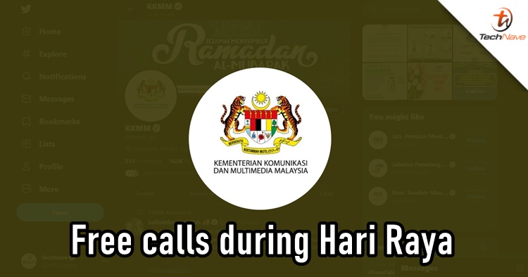 All local telecommunication companies will provide free network calling in conjunction with Hari Raya Aidilfitri