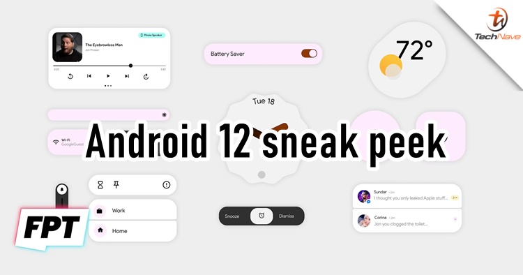 Here's a sneak peek of Android 12 and it's a major upgrade