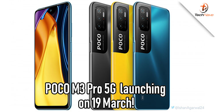 POCO M3 Pro 5G is official posters matches the design from render leaks!