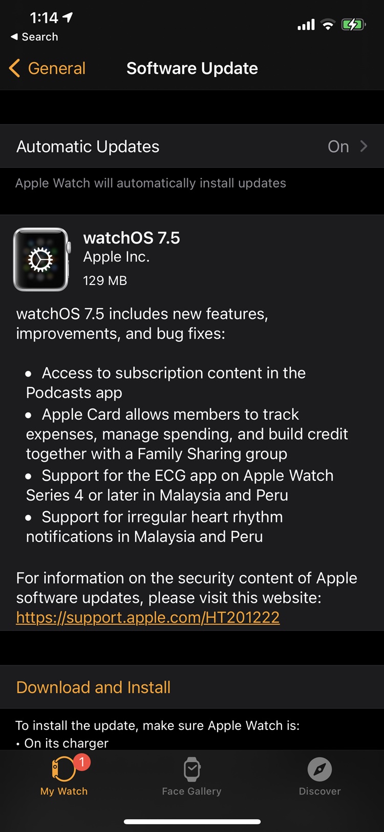 Watchos 7.5 best sale