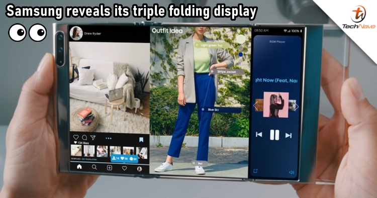 Samsung reveals its triple folding display, under panel camera and more in the latest concept video