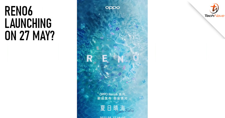 OPPO Reno6 series to be unveiled in China on 27 May in the Chinese market
