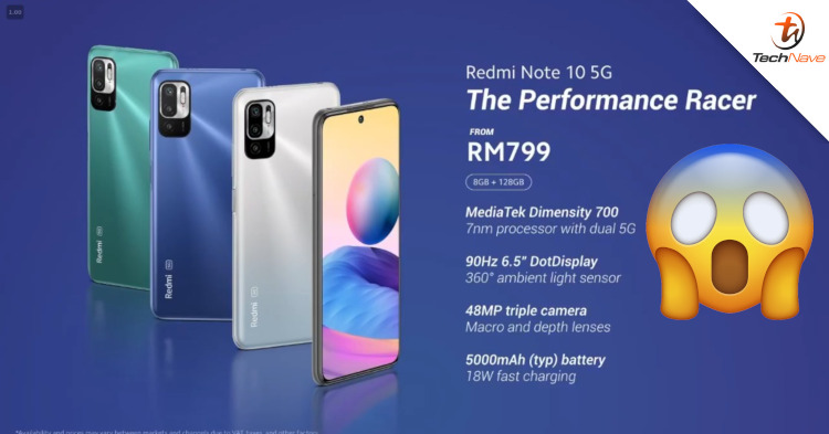 Redmi Note 10S and Note 10 5G Malaysia release: 5000mAh battery, up to 64MP camera sensor, and 90Hz display from RM799
