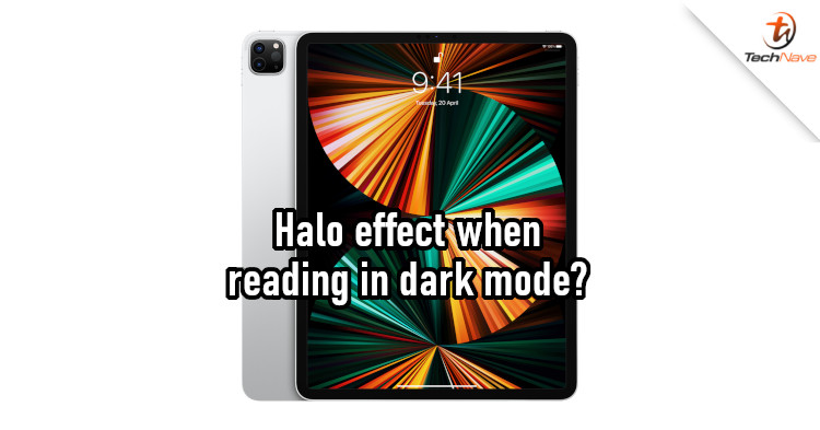 iPad Pro 2021 allegedly has unusual haze over text in dark mode