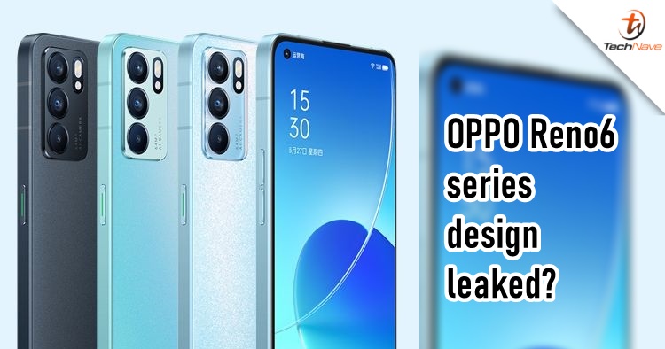 OPPO Reno 6 series full rendered images leaked online, showing new flat frames and colours