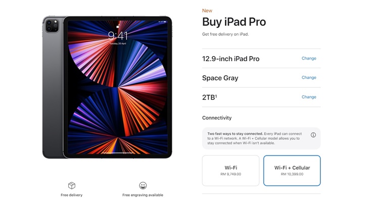 iPad Pro 2021 now available for purchase in Malaysia, stocks available as  early as next week - SoyaCincau