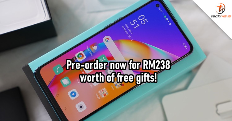 OPPO Reno5 F now available in Crystal Silver, pre-order for free gifts worth RM238!