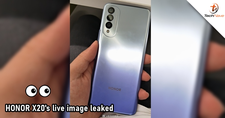 HONOR X20's live images leaked and it's expected to be launched after HONOR 50