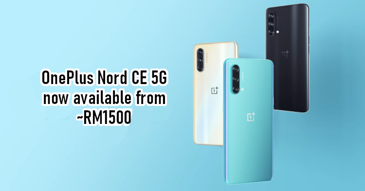 OnePlus Nord CE 5G release: Snapdragon 750G, 90Hz AMOLED display, and 64MP triple-camera from ~RM1500
