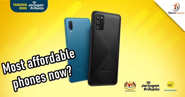 Why the Samsung Galaxy A02 & A02s are the most affordable phones now with Digi Prihatin 35 Prepaid Bundle