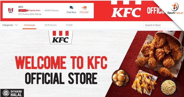 There's an KFC Online Store on Lazada with ongoing promotions as low as RM5