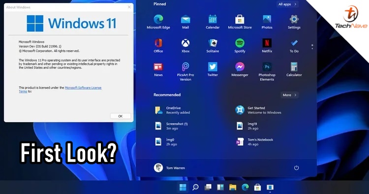 Here's a first look at some Windows 11 UI screenshot leaks