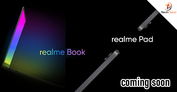 Take a look at the realme Book & realme Pad through the teaser images