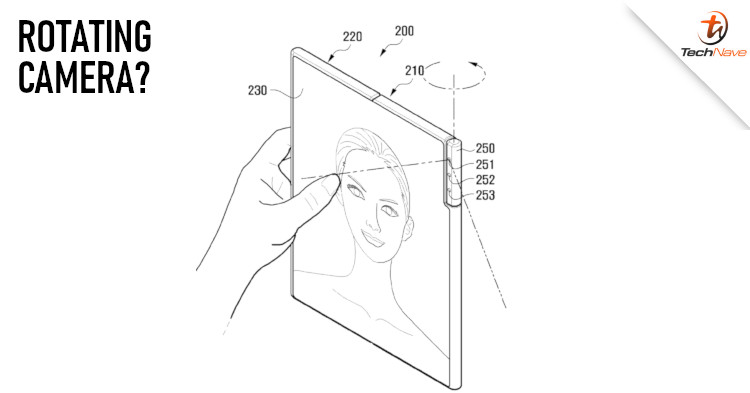 Samsung might be developing a foldable smartphone with a rotating camera module?