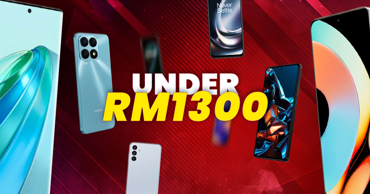 Top 10 Latest Budget Smartphones under RM1300 in Malaysia (Jan 2025)