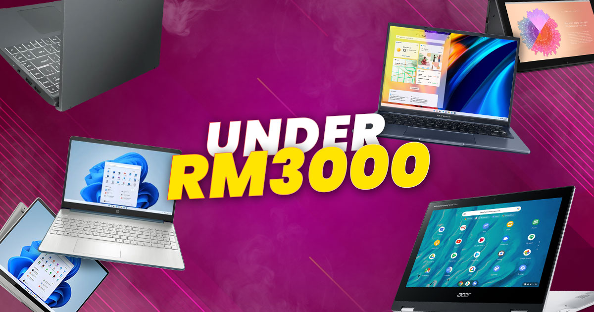 Top 10 Latest Budget Laptops under RM3000 in Malaysia (Aug 2024)