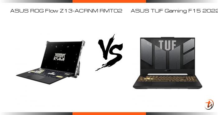 Banding Asus Rog Flow Z Acrnm Rmt Dan Asus Tuf Gaming F