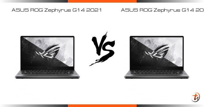 Banding ASUS ROG Zephyrus G14 2021 Dan ASUS ROG Zephyrus G14 2021 ...